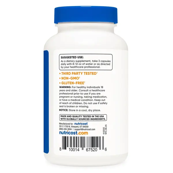 Nutricost Turmeric With Bioperine 2300mg Capsules